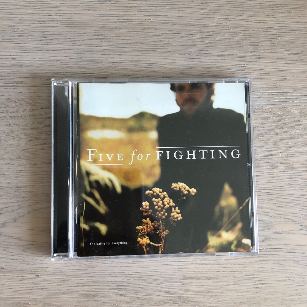 3/$30 Five for Fighting “The Battle for everything” CD Album